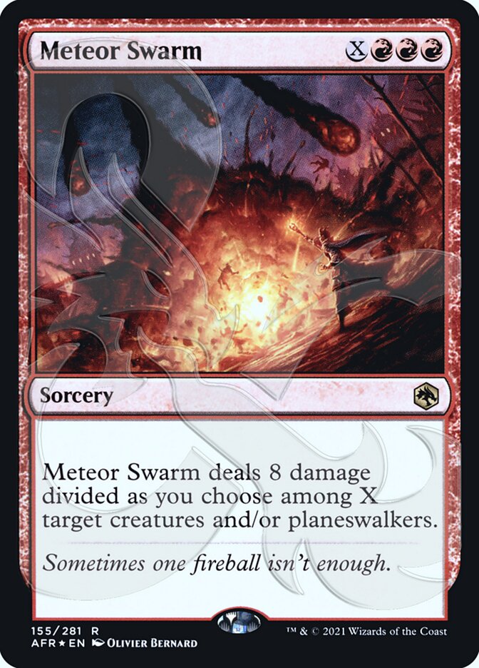 Meteor Swarm (Ampersand Promo) [Dungeons & Dragons: Adventures in the Forgotten Realms Promos] | North Game Den