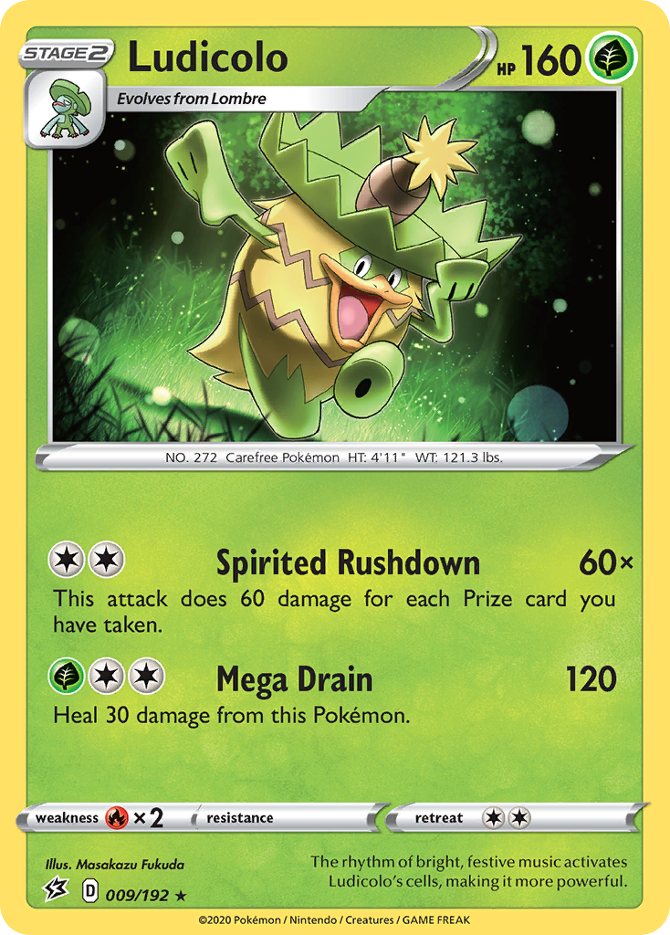 Ludicolo (009/192) [Sword & Shield: Rebel Clash] | North Game Den