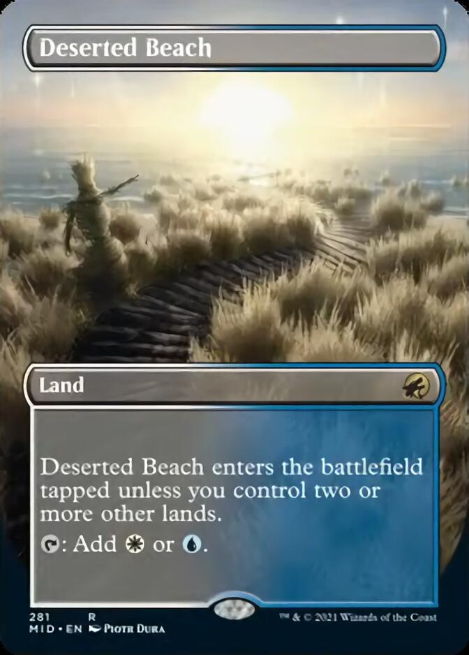 Deserted Beach (Borderless) [Innistrad: Midnight Hunt] | North Game Den