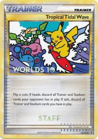 Tropical Tidal Wave (HGSS18) (Staff) [HeartGold & SoulSilver: Black Star Promos] | North Game Den