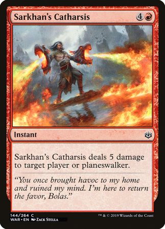 Sarkhan's Catharsis [War of the Spark] | North Game Den