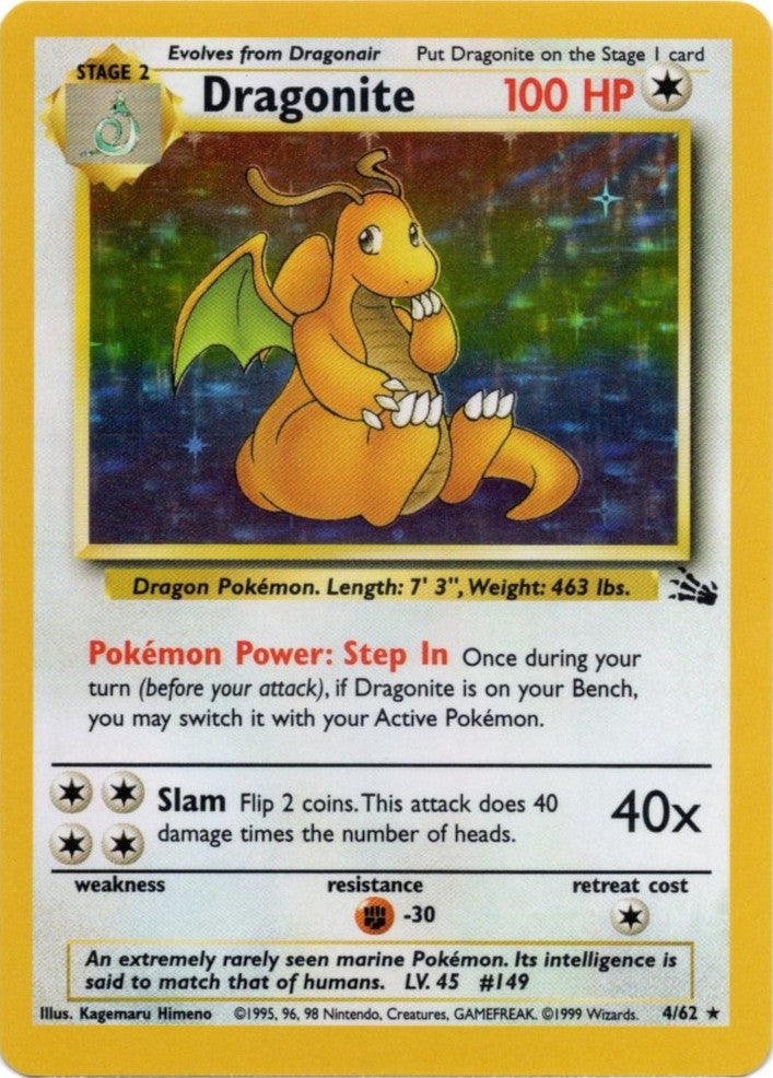 Dragonite (4/62) [Fossil Unlimited] | North Game Den
