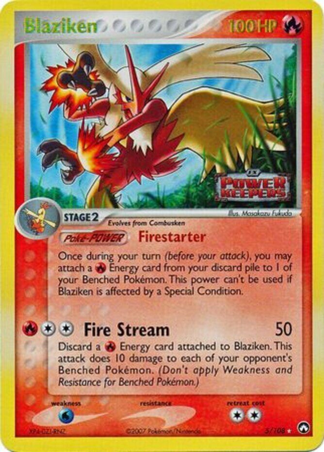 Blaziken (5/108) (Stamped) [EX: Power Keepers] | North Game Den