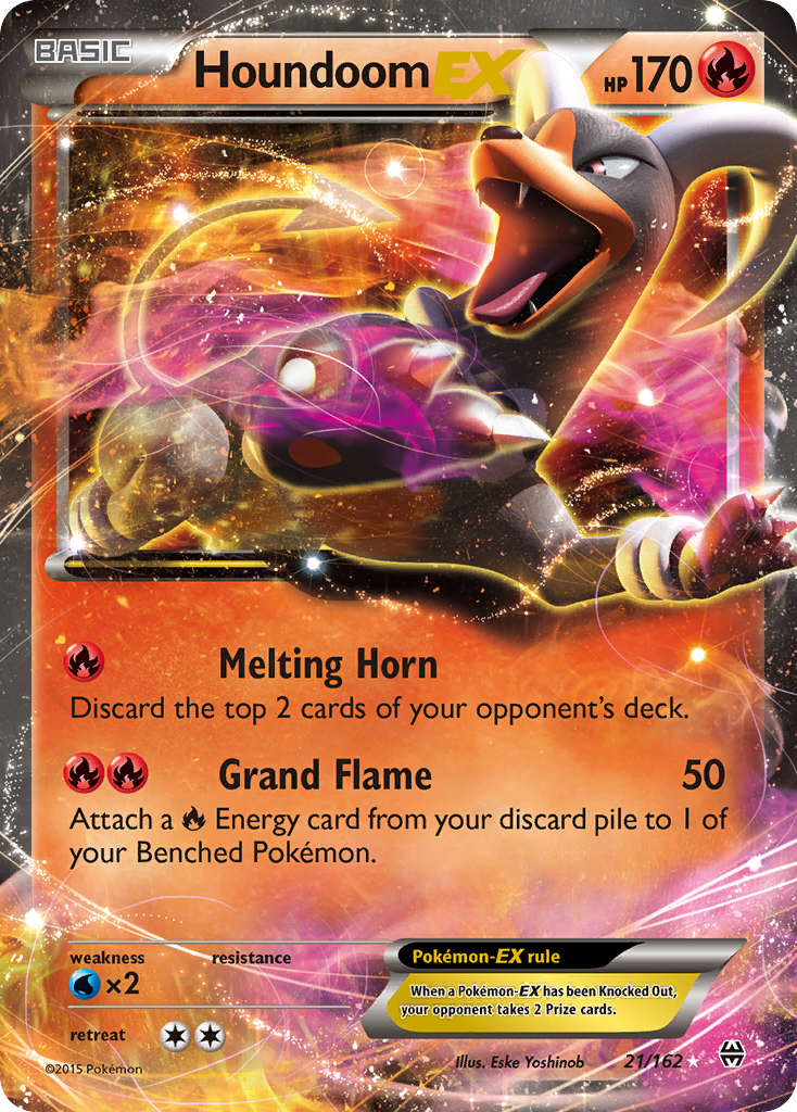 Houndoom EX (21/162) [XY: BREAKthrough] | North Game Den