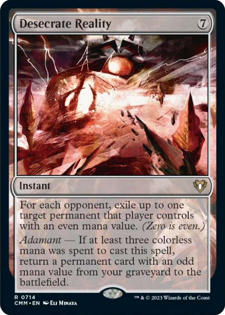 Desecrate Reality [Commander Masters] | North Game Den