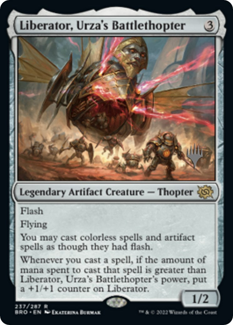 Liberator, Urza's Battlethopter (Promo Pack) [The Brothers' War Promos] | North Game Den