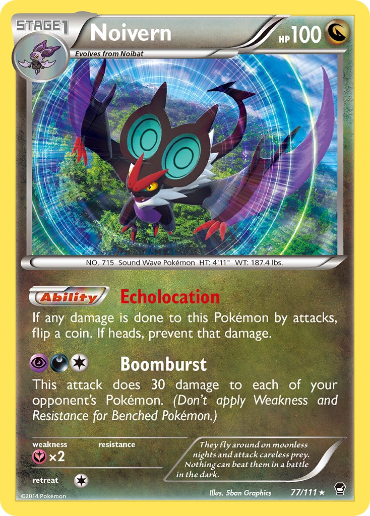 Noivern (77/111) (Cosmos Holo) (Blister Exclusive) [XY: Furious Fists] | North Game Den