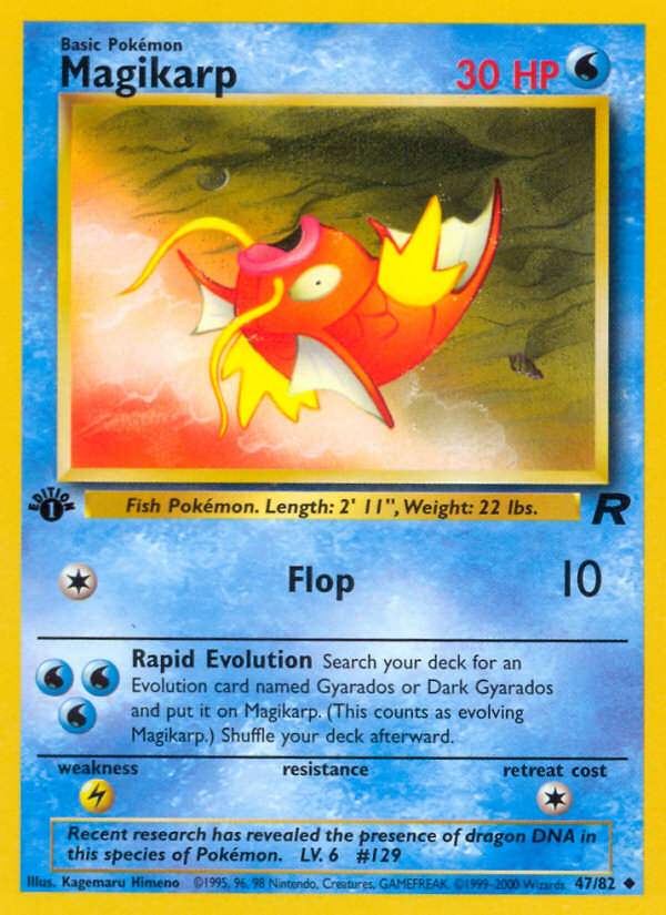 Magikarp (47/82) [Team Rocket 1st Edition] | North Game Den