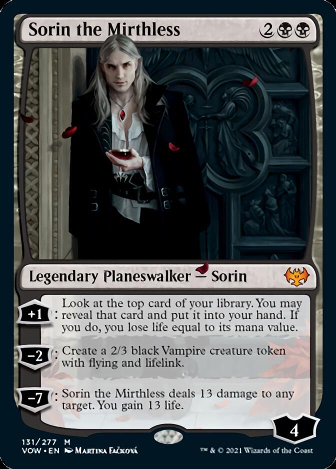 Sorin the Mirthless [Innistrad: Crimson Vow] | North Game Den