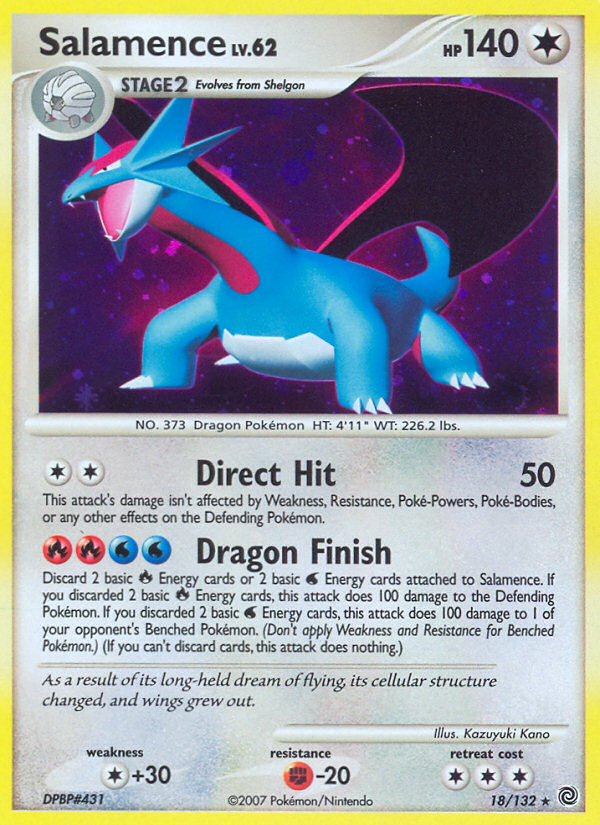 Salamence (18/132) [Diamond & Pearl: Secret Wonders] | North Game Den