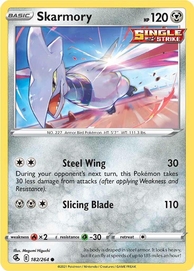 Skarmory (182/264) [Sword & Shield: Fusion Strike] | North Game Den