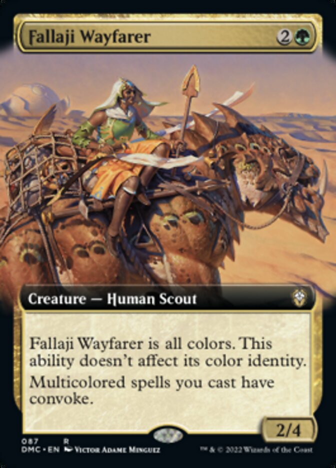 Fallaji Wayfarer (Extended Art) [Dominaria United Commander] | North Game Den