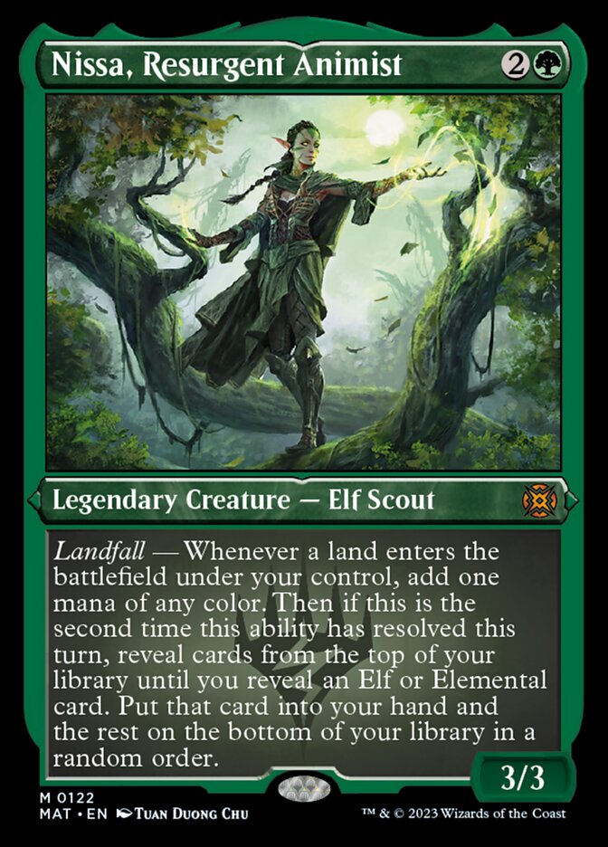 Nissa, Resurgent Animist (Foil Etched) [March of the Machine: The Aftermath] | North Game Den