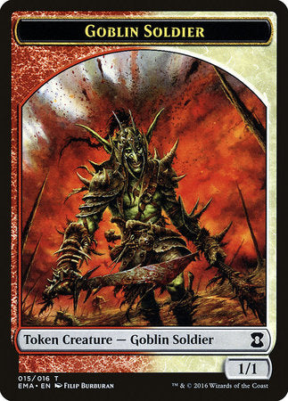 Goblin Soldier Token [Eternal Masters Tokens] | North Game Den