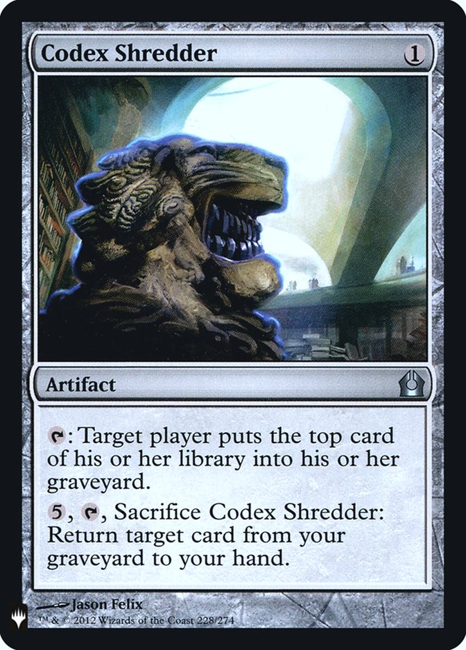 Codex Shredder [Mystery Booster] | North Game Den