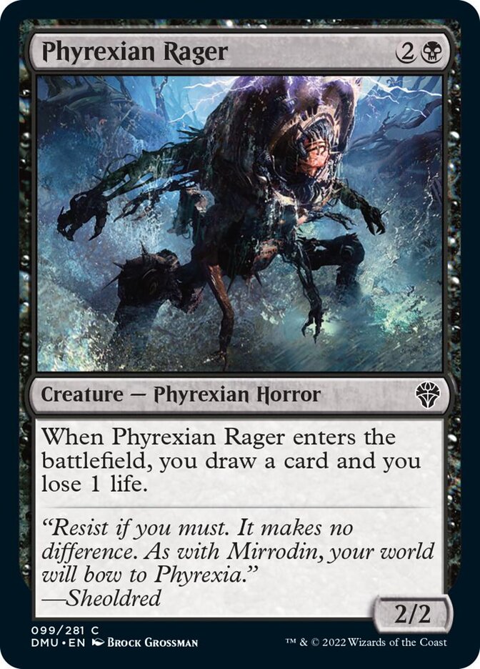 Phyrexian Rager [Dominaria United] | North Game Den