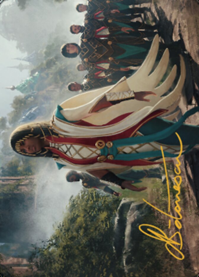 Queen Kayla bin-Kroog Art Card (Gold-Stamped Signature) [The Brothers' War Art Series] | North Game Den