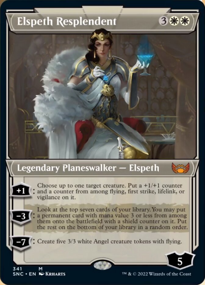 Elspeth Resplendent (Showcase Art Deco) [Streets of New Capenna] | North Game Den