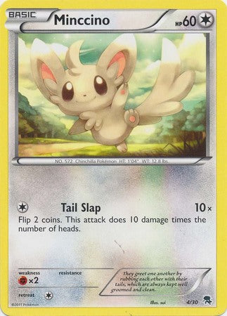 Minccino (4/30) [Black & White: Trainer Kit - Zoroark] | North Game Den