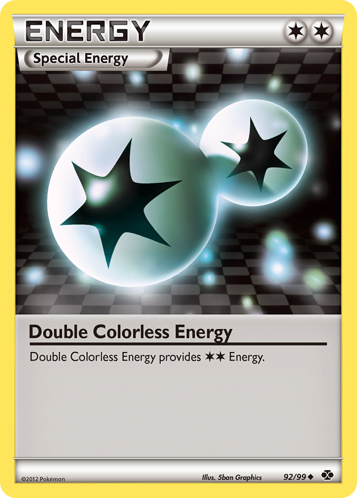 Double Colorless Energy (92/99) [Black & White: Next Destinies] | North Game Den