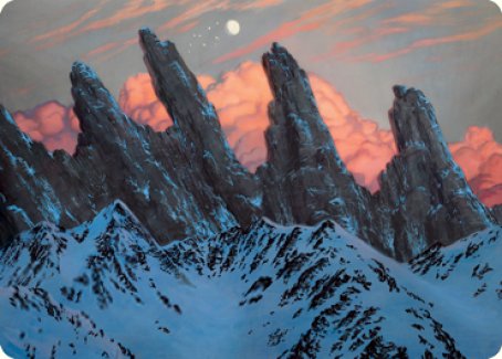 Mountain (275) Art Card [Dungeons & Dragons: Adventures in the Forgotten Realms Art Series] | North Game Den