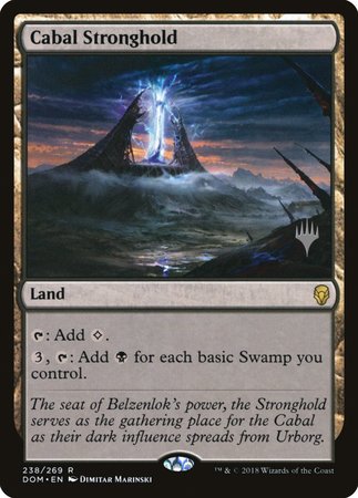 Cabal Stronghold [Dominaria Promos] | North Game Den