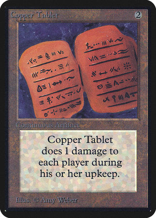 Copper Tablet [Limited Edition Alpha] | North Game Den