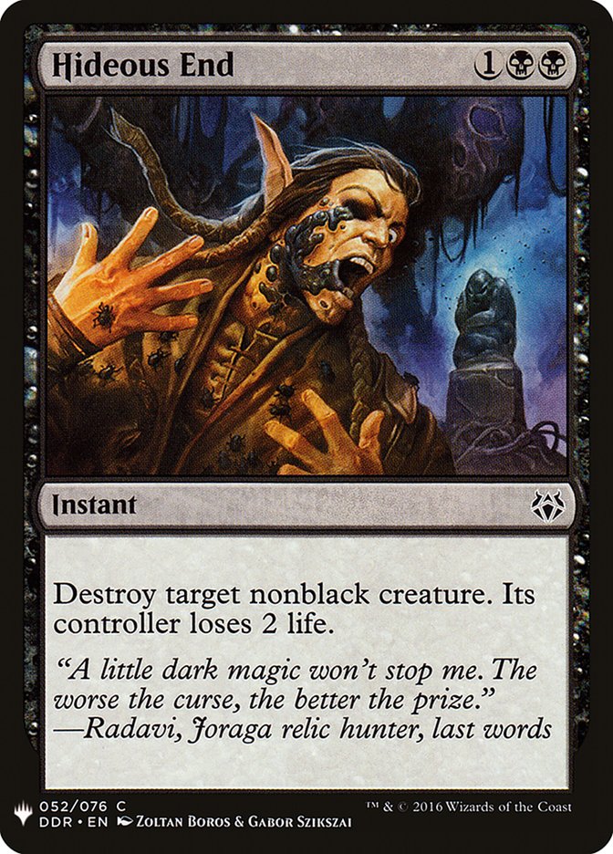 Hideous End [Mystery Booster] | North Game Den