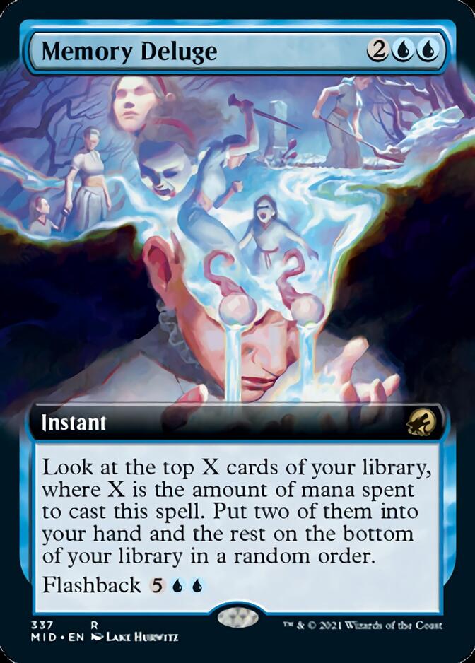 Memory Deluge (Extended) [Innistrad: Midnight Hunt] | North Game Den