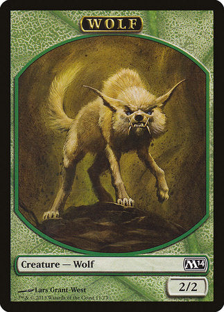 Wolf Token [Magic 2014 Tokens] | North Game Den