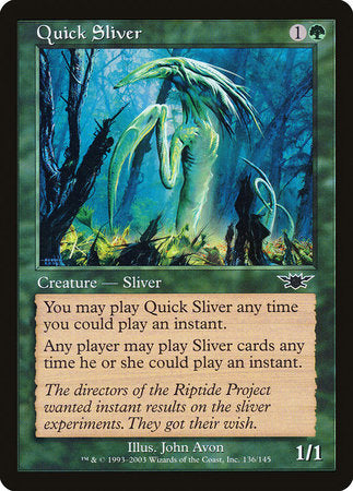 Quick Sliver [Legions] | North Game Den