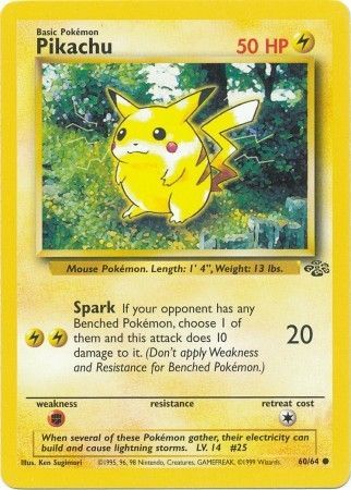 Pikachu (60/64) [Jungle Unlimited] | North Game Den