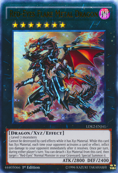 Red-Eyes Flare Metal Dragon [LDK2-ENJ41] Ultra Rare | North Game Den