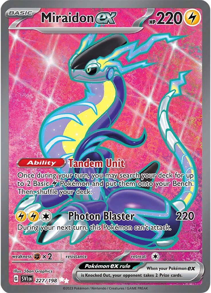 Miraidon ex (227/198) [Scarlet & Violet: Base Set] | North Game Den