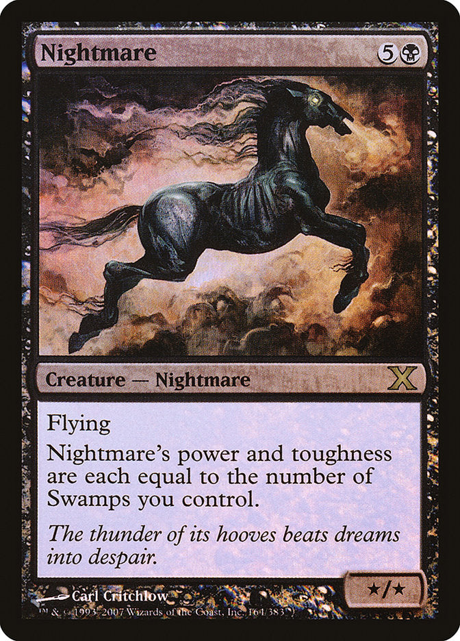 Nightmare (Premium Foil) [Tenth Edition] | North Game Den