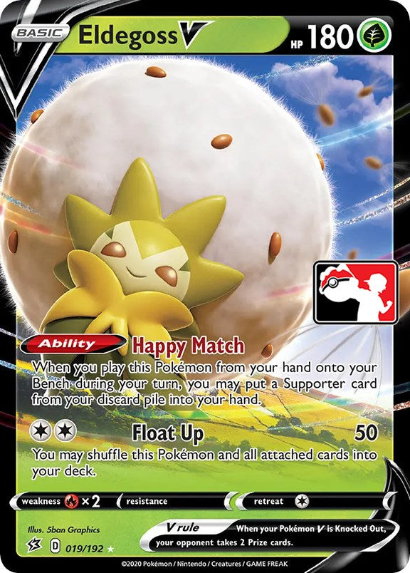 Eldegoss V (019/192) [Prize Pack Series One] | North Game Den