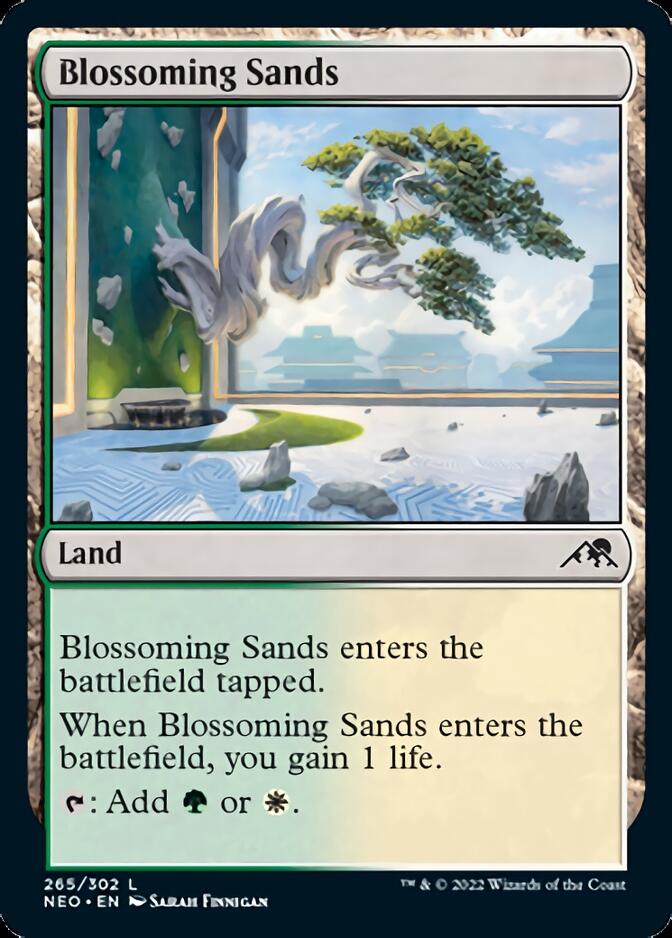 Blossoming Sands [Kamigawa: Neon Dynasty] | North Game Den