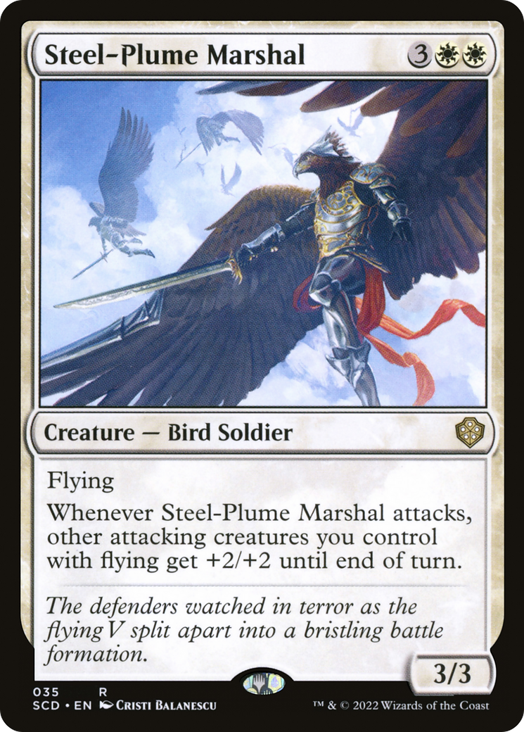 Steel-Plume Marshal [Starter Commander Decks] | North Game Den