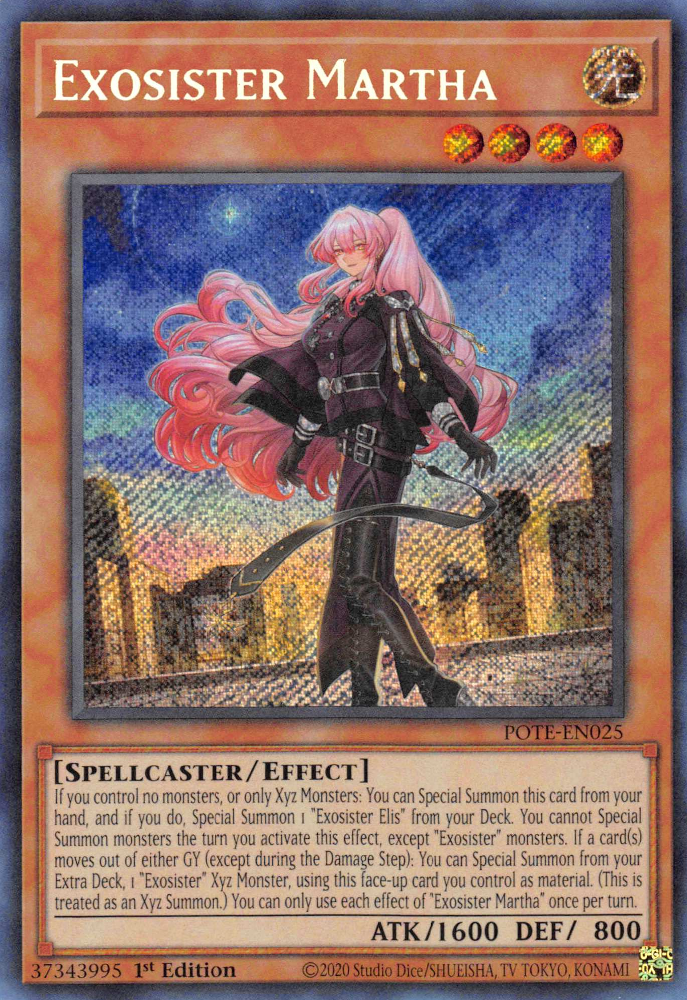 Exosister Martha [POTE-EN025] Secret Rare | North Game Den