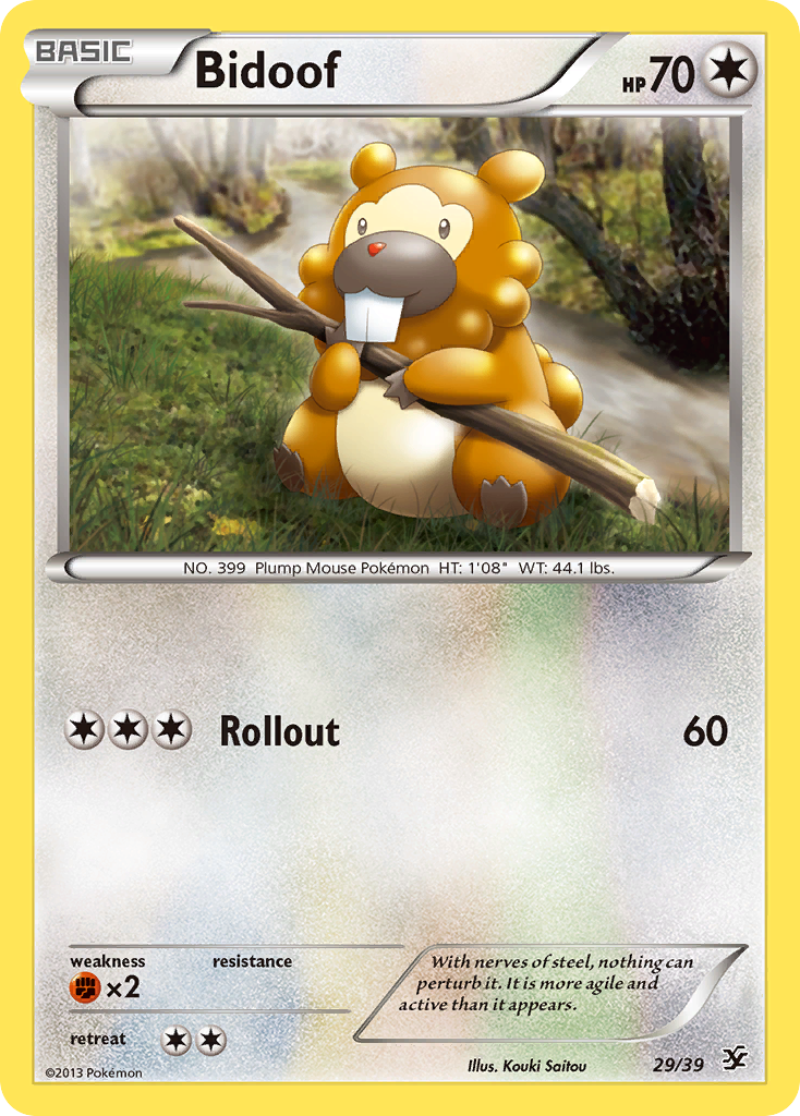 Bidoof (29/39) [XY: Kalos Starter Set] | North Game Den