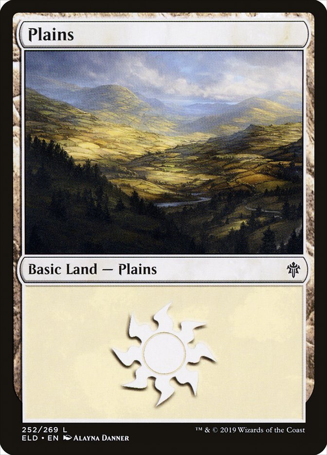 Plains (252) [Throne of Eldraine] | North Game Den