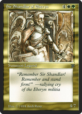 Sir Shandlar of Eberyn [Legends] | North Game Den