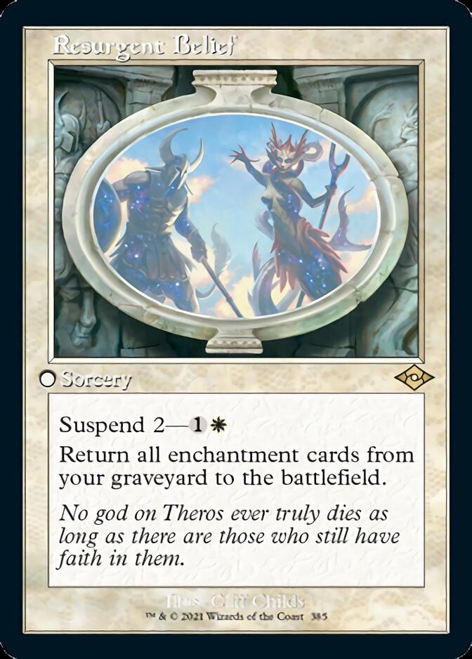 Resurgent Belief (Retro Foil Etched) [Modern Horizons 2] | North Game Den