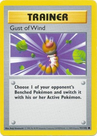 Gust of Wind (93/102) [Base Set Shadowless Unlimited] | North Game Den