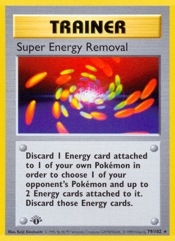 Super Energy Removal (79/102) (Shadowless) [Base Set 1st Edition] | North Game Den