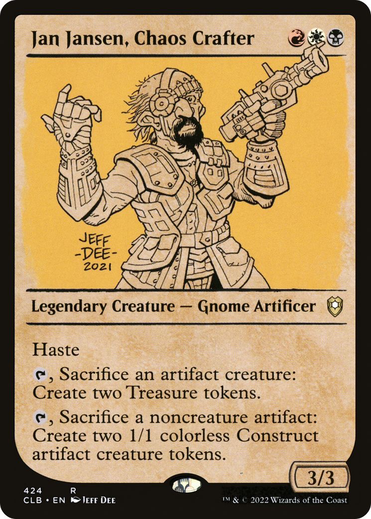 Jan Jansen, Chaos Crafter (Showcase) [Commander Legends: Battle for Baldur's Gate] | North Game Den