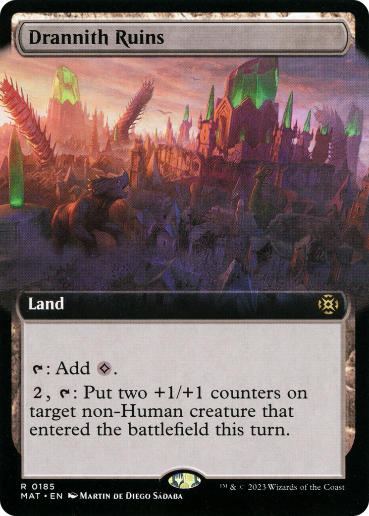 Drannith Ruins (Extended Art) [March of the Machine: The Aftermath] | North Game Den