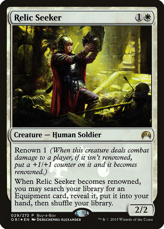 Relic Seeker (Buy-A-Box) [Magic Origins Promos] | North Game Den