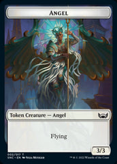 Fish // Angel Double-sided Token [Streets of New Capenna Tokens] | North Game Den