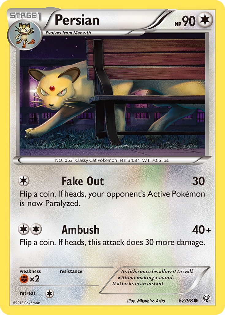 Persian (62/98) [XY: Ancient Origins] | North Game Den